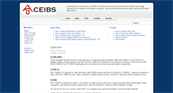 Desktop Screenshot of mbaintranet.ceibs.edu